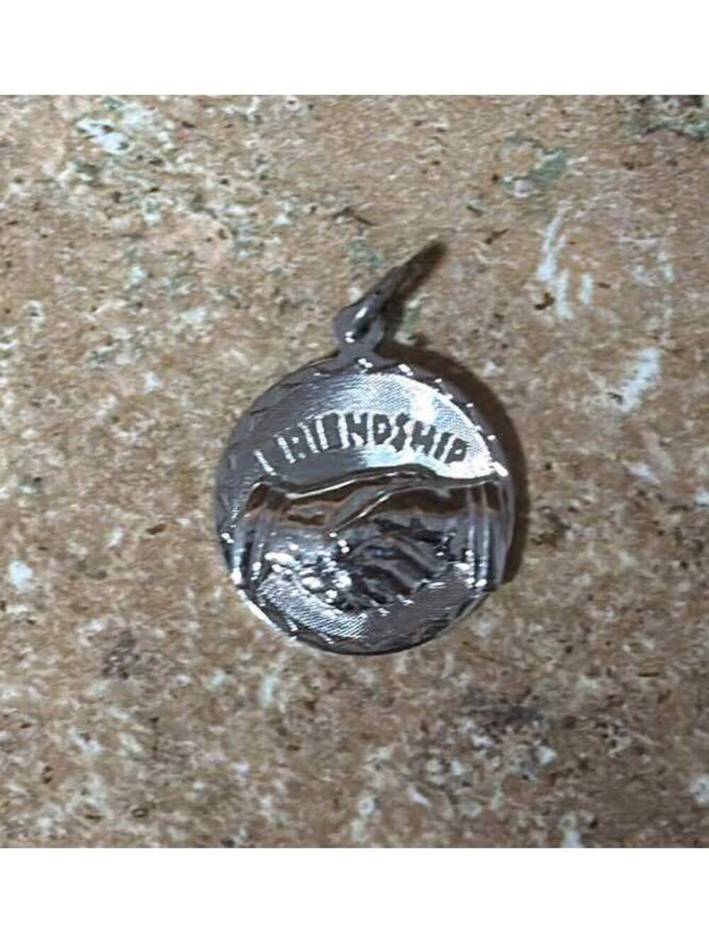 Friendship sterling silver pendant